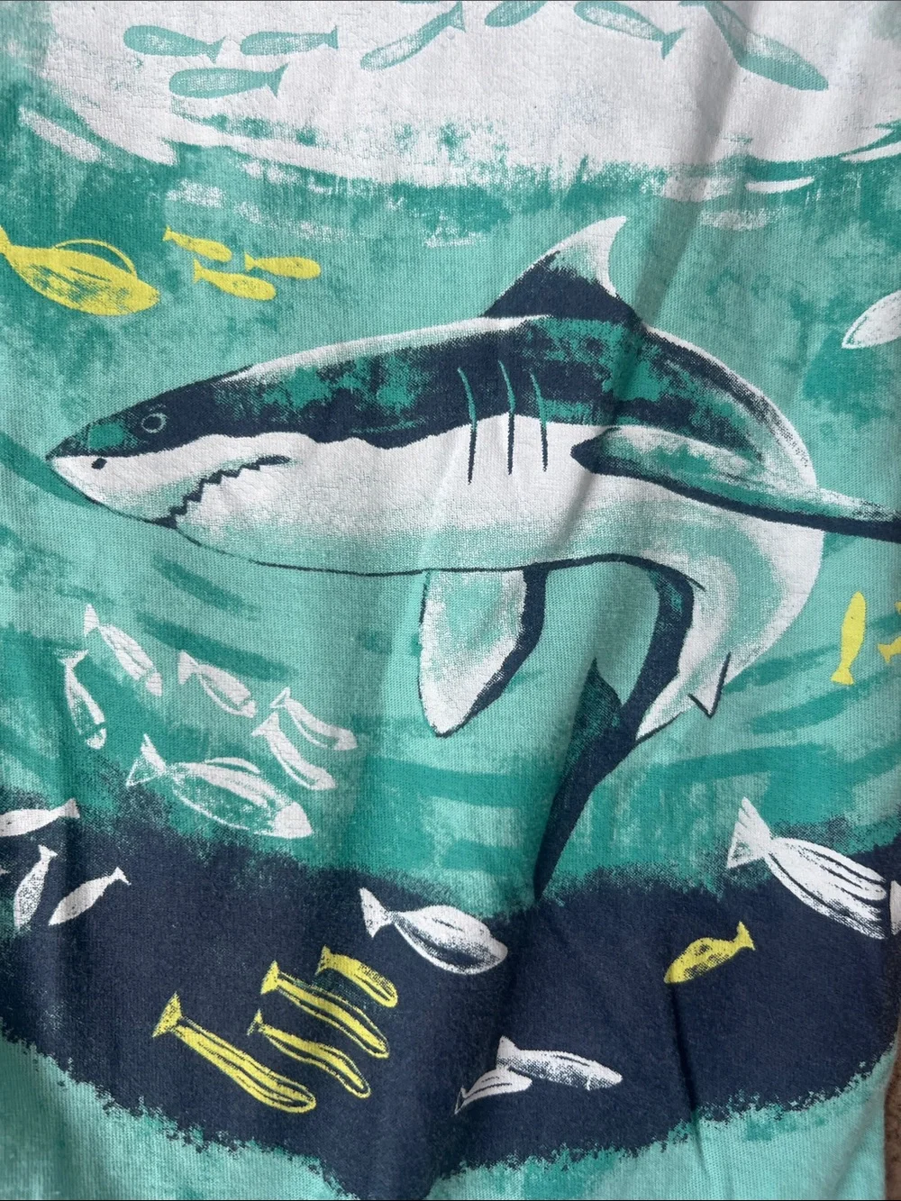 Tea Collection Short Sleeve Shark Tees - Lavender, Gray, Aqua